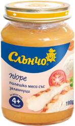 Слънчо пюре пилешко със зеленчуци - 190 г - topcho-online