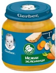 Gerber Нежни зеленчуци, 6+ м. 125г