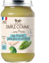 Simple Comme БИО Зеленчуково пюре с Треска, Броколи, Грах и Ориз 200г
