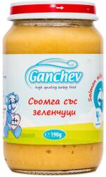 Ганчев пюре сьомга със зеленчуци - 190 г