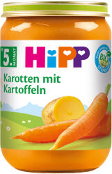 Hipp БИО пюре Нежни моркови с картофи 5м+ 190г