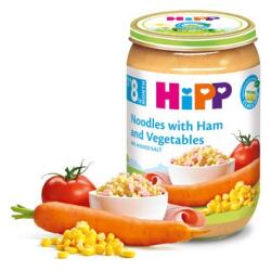 Hipp БИО пюре Макарони с Шунка и Зеленчуци 8м+ 220г
