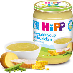Hipp БИО Зеленчукова супа с пиле 4+ 190г