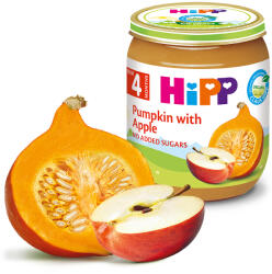 Hipp Био пюре Тиква с ябълки 4м+ 125г