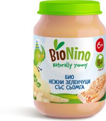 BioNino БИО пюре нежни зеленчуци със сьомга 6м+ 190 г