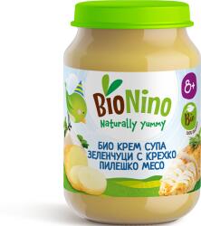 BioNino БИО крем супа зеленчуци с крехко пилешко месо 8м+ 190 г