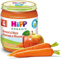 Hipp Био пюре Моркови с ябълки 4м+ 125г