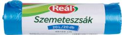 Szemeteszsák 20 liter 49 x 50 cm 20 db/tekercs kék - irodamarket