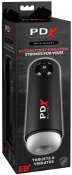Pipedream - PDX Elite Moto Milker White/Black férfi maszturbátor