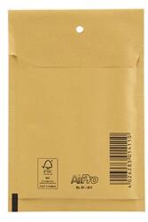 Bluering Légpárnás tasak 11/A szilikon külső méret 120x175mm, belső méret 100x165mm, Bluering® barna - irodamarket