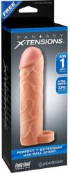 Pipedream - Fantasy X-tensions Perfect 1" Extension with Ball Strap Light péniszköpeny