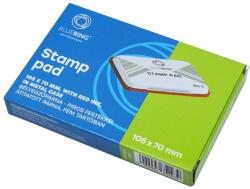 Bluering Bélyegzőpárna 10, 5x7cm, Bluering® piros - irodamarket