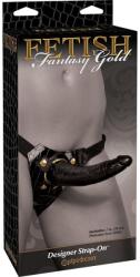 Pipedream - Fetish Fantasy Gold Designer Strap-On Black felcsatolható eszköz