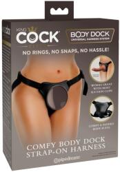 Pipedream - King Cock Elite Beginner's Body Dock Strap-on Harness Black/ Black felcsatolható eszköz