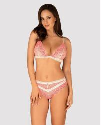 Obsessive Bloomys 2-pcs set L/XL fehérnemű szett - L/XL