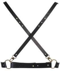 Bijoux Indiscrets MAZE - X Harness black testhám - fekete
