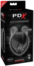 Pipedream - PDX Elite Vibrating Silicone Stimulator Black férfi maszturbátor