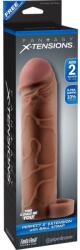 Pipedream - Fantasy X-tensions Perfect 2" Extension with Ball Strap Brown péniszköpeny