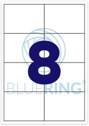 Bluering Etikett címke, 105x70mm, 100 lap, 8 címke/lap Bluering® - irodamarket