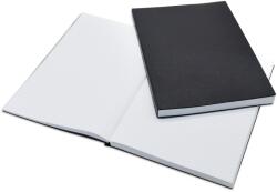 BLUERING Beírókönyv A4, 200lap fekete PVC borító Bluering® vonalas - irodamarket