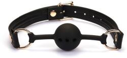 Liebe Seele Black Organosilicon Ball Gag szájpecek