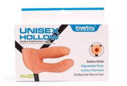 Lovetoy Unisex Hollow Strap On Double Penetration felcsatolható eszköz