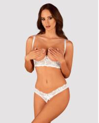 Obsessive Heavenlly 2-pcs cupless set XS/S fehérnemű szett - XS/S