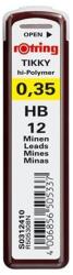 rOtring Ironbél 0, 35mm, HB 12 db/dob Rotring Tikky - irodamarket