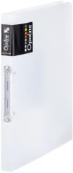 KARTON P+P Gyűrűskönyv A4, 2 gyűrűs 2cm gerinc PP, Karton P+P Opaline fehér - irodamarket