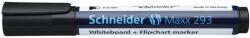 Schneider Tábla- és flipchart marker 2-5mm, vágott végű Schneider Maxx 293 fekete - irodamarket