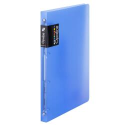 KARTON P+P Gyűrűskönyv A4, 4 gyűrűs 2cm gerinc PP, Karton P+P Opaline kék - irodamarket