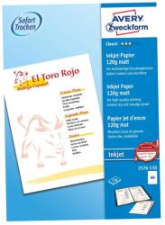 AVERY Fotópapír 210x297mm 120g 150 ív/doboz matt Avery fehér - irodamarket