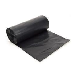 Szemeteszsák 200 liter 95 x 120 cm 10 db/tekercs 30 mikron fekete - irodamarket