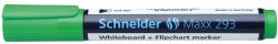 Schneider Tábla- és flipchart marker 2-5mm, vágott végű Schneider Maxx 293 zöld - irodamarket