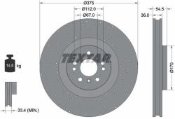 TEXTAR Disc frana TEXTAR PRO+ 92279805 (92279805)