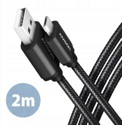 AXAGON BUMM-AM20AB MicroUSB Usb A kábel, 2m, Usb 2.0, , , (8595247905888)