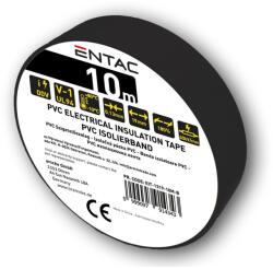 Avide Entac Szigetelőszalag 0.13x19mm Fekete 10m (EIT-1319-10M-B)
