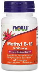 NOW Methyl B-12 Folic Acid 5000 mcg 60 comprimate