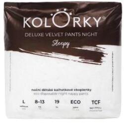Kolorky Deluxe Velvet Pants Night - Sleepy L 8-13 kg 19 db