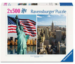 Ravensburger Puzzle 2x500 db - New York (12000242)