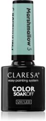 Claresa SoakOff UV/LED Color Marshmallow géles körömlakk árnyalat 3 5 g