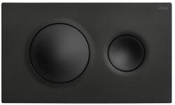 Viega nyomólap WC-hez, Prevista, Visign for Style 20, matt fekete műanyag (796389)