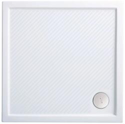 HÜPPE zuhanytálca Purano 900*900, szögletes műmárvány, csúszásgátlóval fehér (202161055)