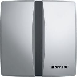 Geberit vizeldevezérlés elektronikus működtetéssel, elemes működtetés, könnyűfém takarólap, Basic: Matt króm (115.804.46.5)