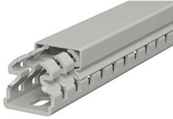 OBO vezetékrendező csatorna, kőszürke 25x25x2000 6178302 (6178302)