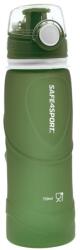 Safe4sport szilikon kulacs, 750 ml, szélsőséges hőmérsékletnek ellenálló, összecsukható, 25, 5x7, 5x7, 5 cm (Bidonsilikownowyzielony)