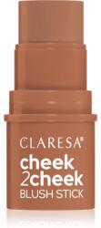 Claresa Cheek 2 Cheek krémes bronzosító stift árnyalat 01 Neutral Sand 6 g