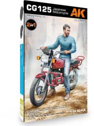 AK Interactive 1/35 CG125 japán motorbicikli modell (AK35027)