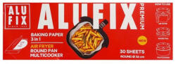  Alufix sütőpapírlapok 3in1 kerek serpenyőhöz, air-fryerhez 36cm - 30 db