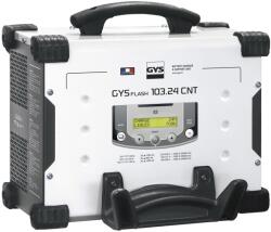 GYS Gysflash 103.24 CNT FV Töltő / stabilizált tápegység, 12 V, 5-1200 Ah, 100 A, 5 m kábel